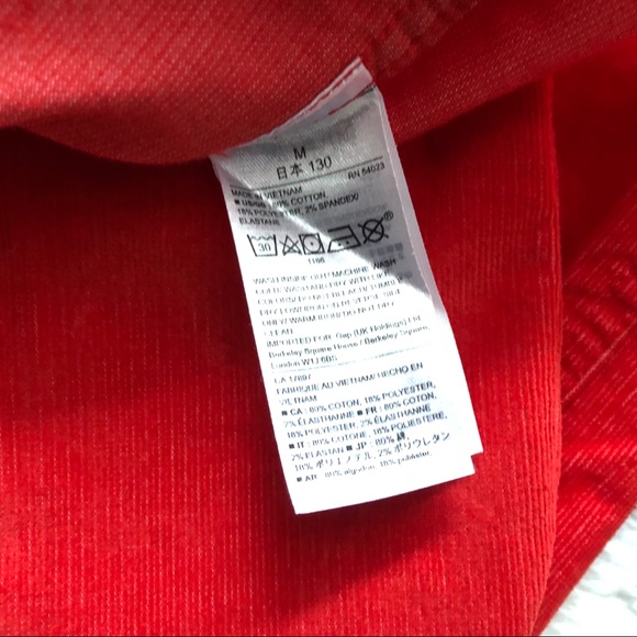 Gap Girls Red Corduroy Pintuck Dress Long Sleeve - Picture 4 of 8